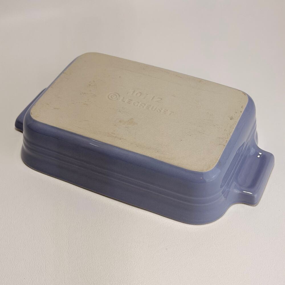 LeCreuset Small Casserole Dish 5 x 7 Provence Bluebell Purple - Picture 6 of 8